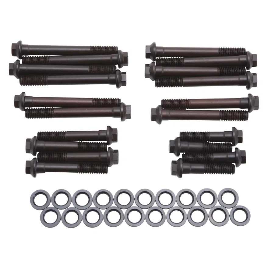 Edelbrock 85562, E-Series Cylinder Head Bolt Kit #85562 for Pontiac w/Edelbrock heads