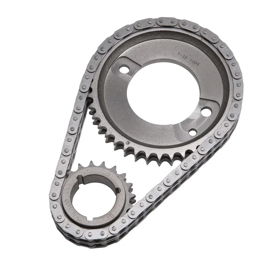 Edelbrock 7829, Performer-Link Adjustable True-Roller Timing Chain Set