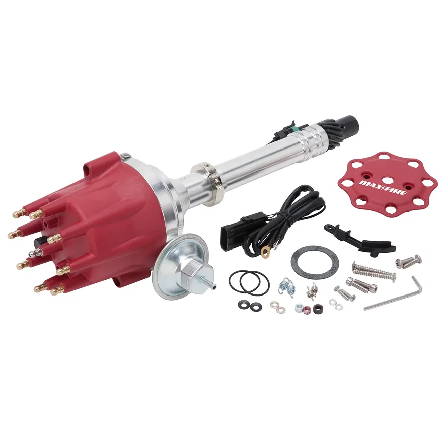 Edelbrock 22751, Max-FireÂ® Distributor for Chevy 262-502 V8 with Slip Collar