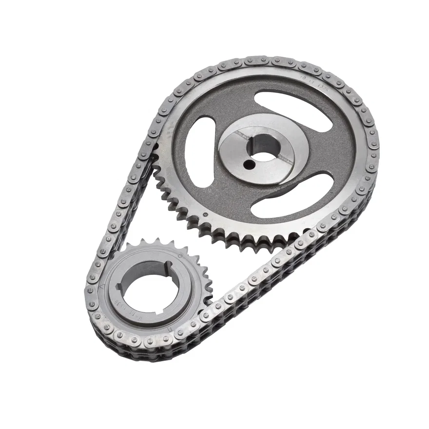 Edelbrock 7821, Performer-Link Adjustable True-Roller Timing Chain Set