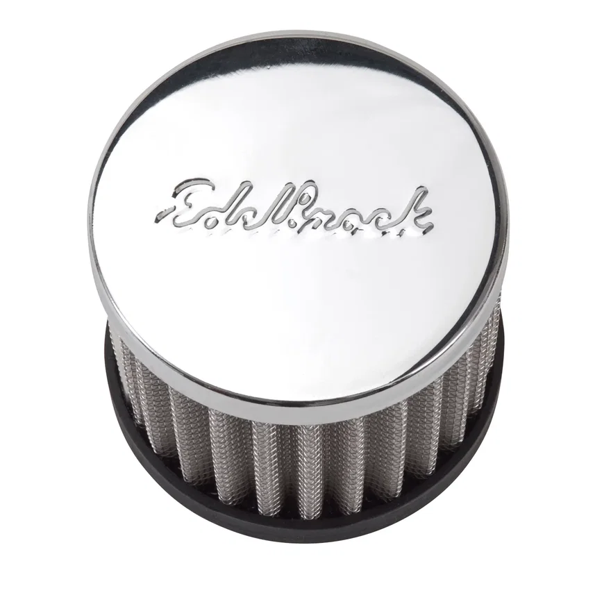 Circle Track Style Open Cotton Gauze Element Round Push-in Breather