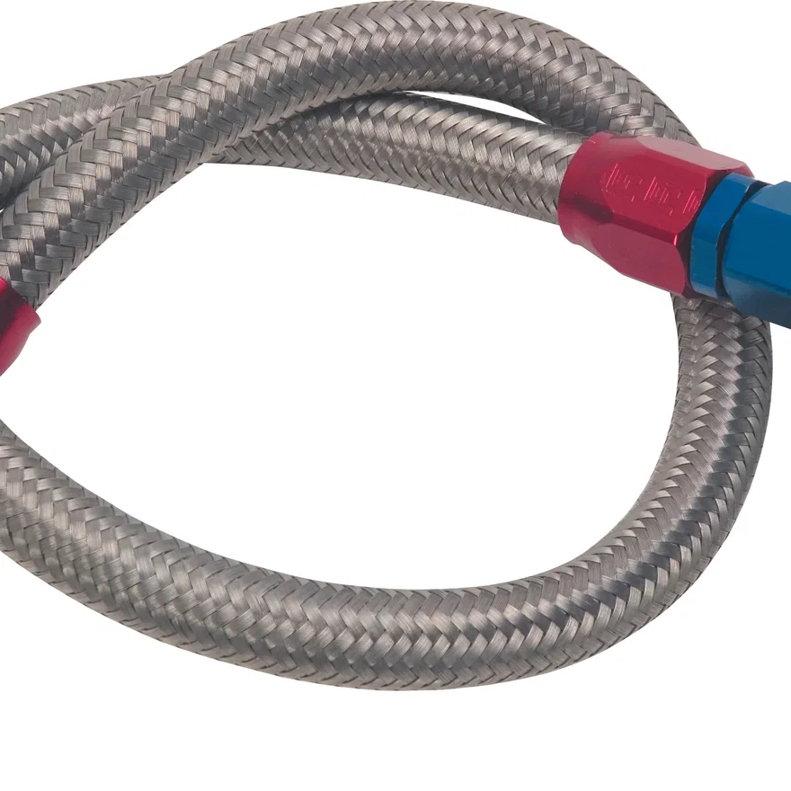 Edelbrock 8123, Braided Stainless Steel Fuel Hose Kit