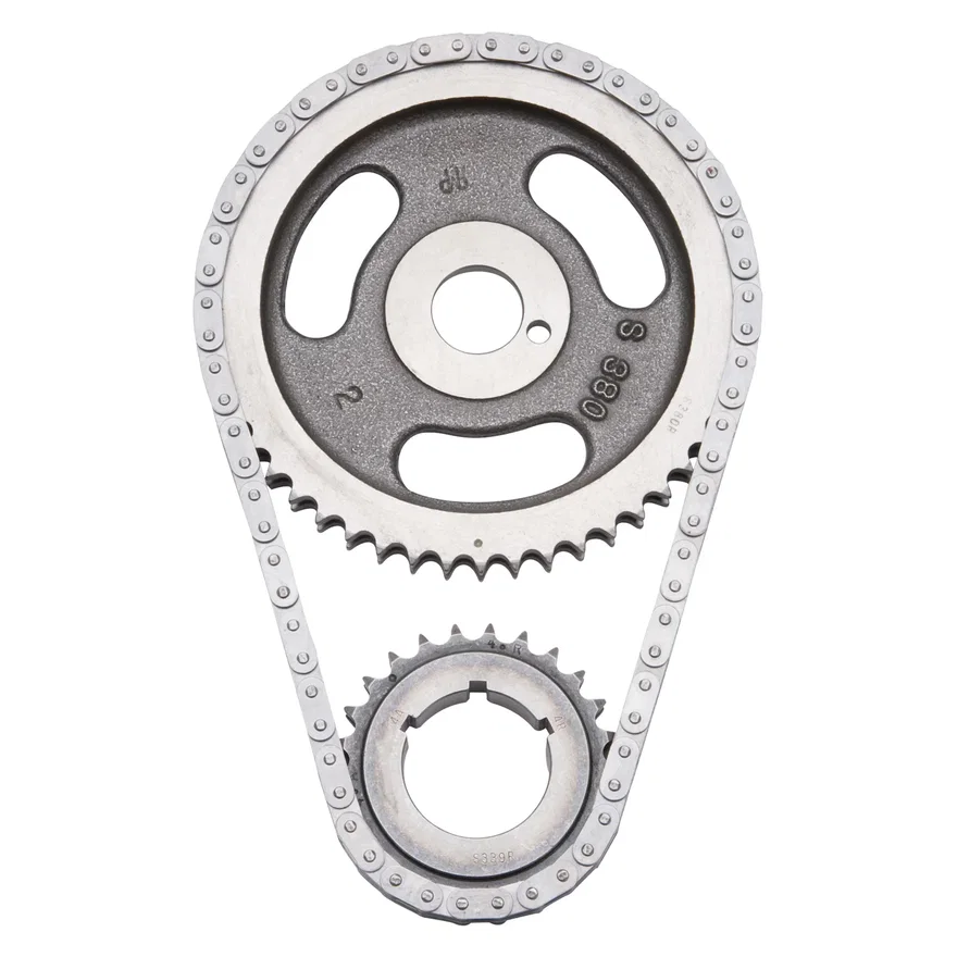 Edelbrock 7804, Performer-Link Adjustable True-Roller Timing Chain Set