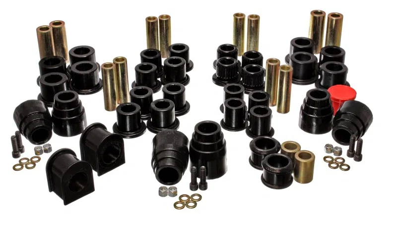 Energy Suspension 4.18120G, 00-04 Ford Excursion 4WD Black Hyper-flex Master Bushing Set