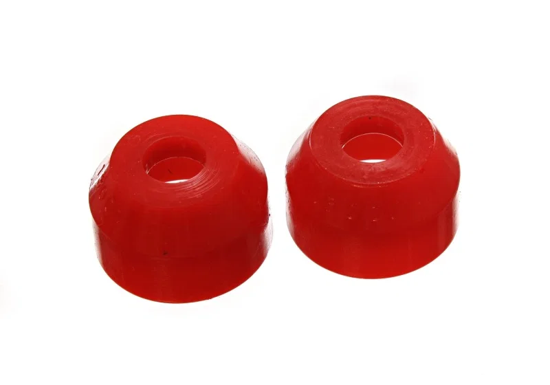 Energy Suspension 9.13101R, Mustang/Corvette/Camaro/Honda Red Front Ball Joint Boot Set / 90-94