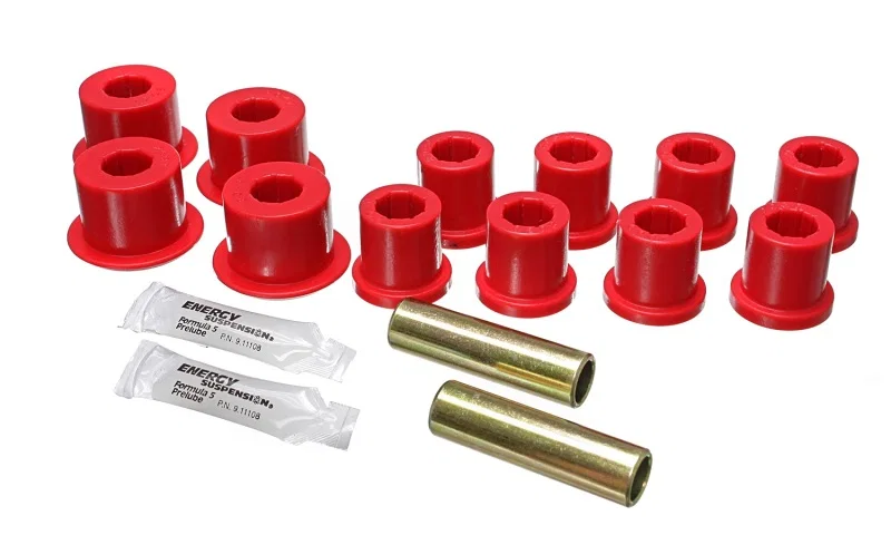 Energy Suspension 8.2103R, Toy 4 X Spring Bushing O.E.M. - Red for Toyota