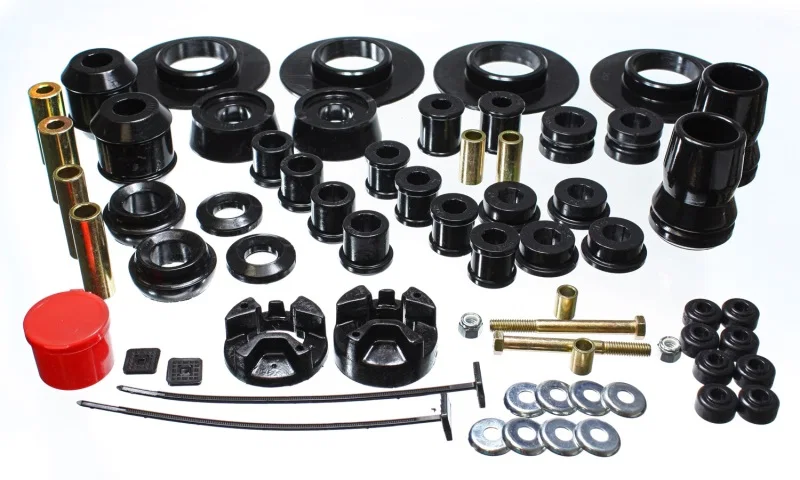 Energy Suspension 5.18108G, 01-05 Chrysler PT Cruiser FWD Black Hyper-flex Master Bushing Set