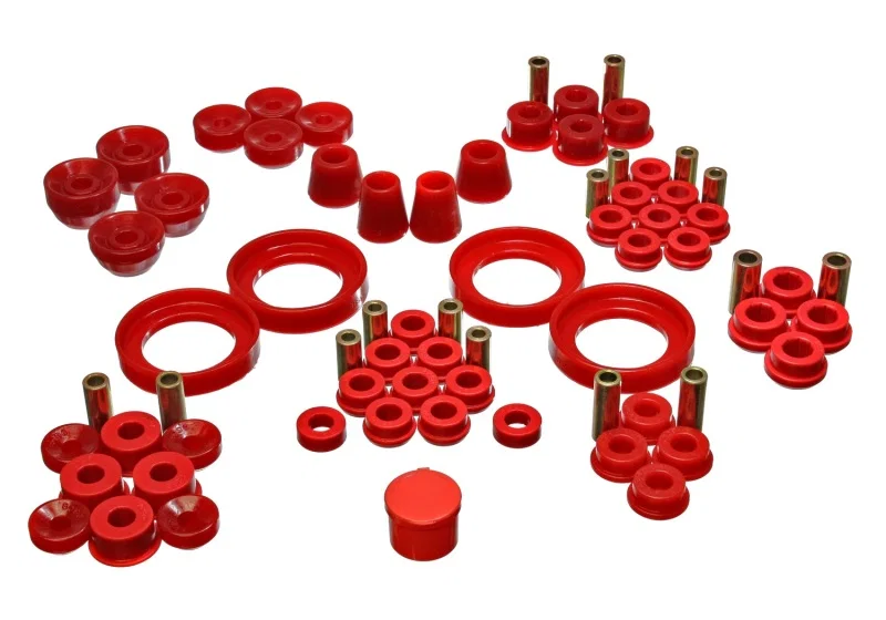 Energy Suspension 16.18106R, 92-96 Honda Prelude Red Hyper-Flex Master Bushing Set