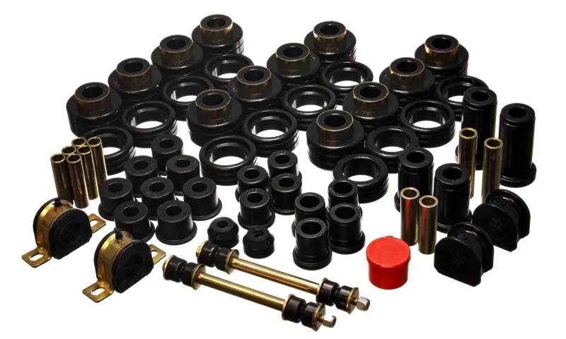 Energy Suspension 3.18127G, 92-97 Chevy Suburban 4WD Black Hyper-flex Master Bushing Set