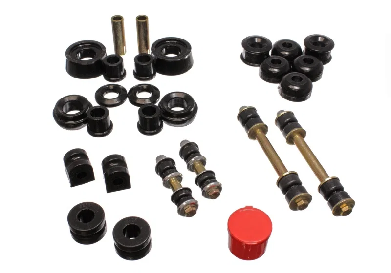 Energy Suspension 5.18111G, 00-05 Dodge Neon FWD Black Hyper-flex Master Bushing Set