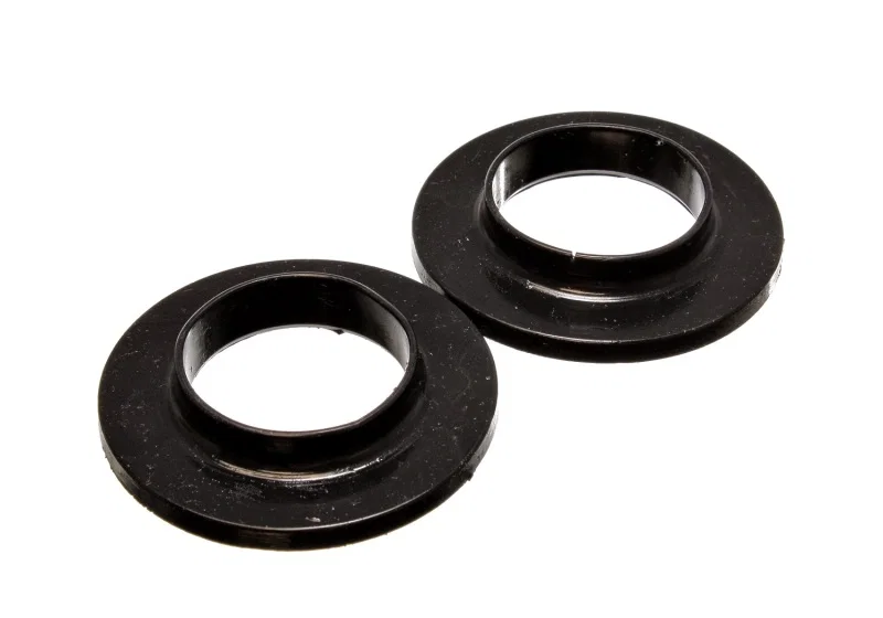Energy Suspension 9.6118G, Universal 2 1/8in ID 3 3/4in OD 3/4in H Black Coil Spring Isolators (2 per set)