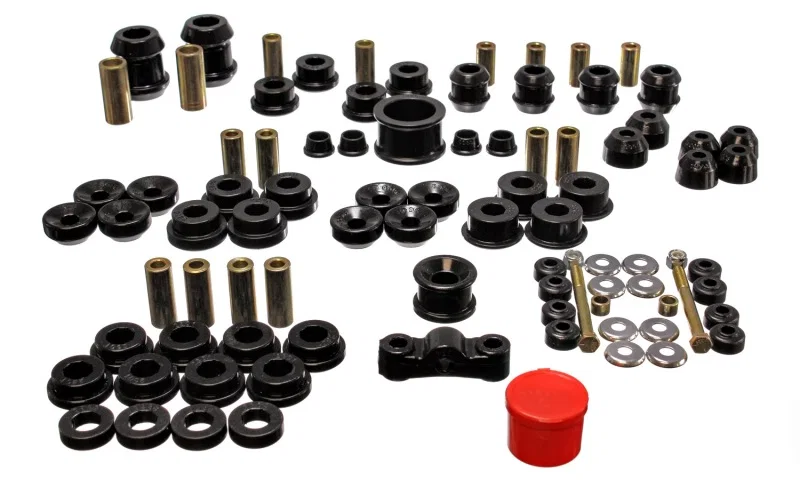 Energy Suspension 16.18105G, 94-01 Acura Integra (except Type R) Black Hyper-Flex Master Bushing Set