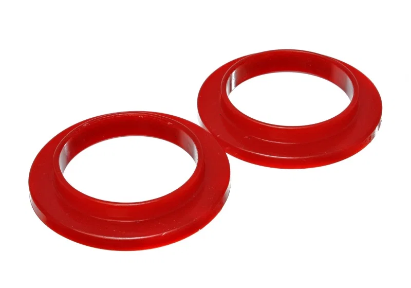 Energy Suspension 9.6101R, Universal 3 3/4in ID 5 7/16in OD 7/8in H Red Coil Spring Isolators (2 per set) for Toyota RAV4