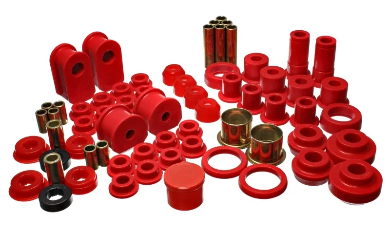 Energy Suspension 4.18102R, 91-94 Ford Explorer 4WD Red Hyper-flex Master Bushing Set