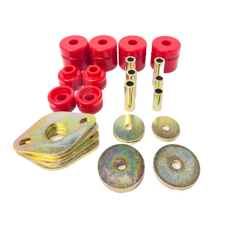 Energy Suspension 8.4119R, 00-06 Toyota Tundra Leaf Spring Bushing Set - Red