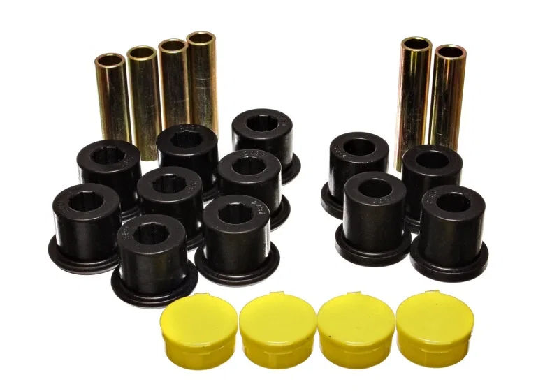 Energy Suspension 5.2114G, 98-03 Dodge Durango 2WD / 00-03 Dodge Durango 4WD Blk Rear Leaf Spring Bushing Se