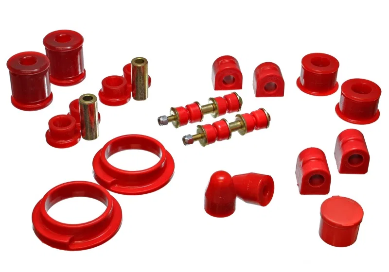 Energy Suspension 4.18119R, 00-04 Ford Focus Red Hyper-flex Master Bushing Set