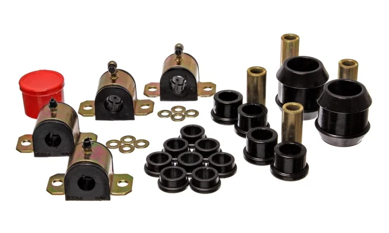 Energy Suspension 8.18106G, 00-05 Toyota Celica Black Hyper-Flex Master Bushing Set