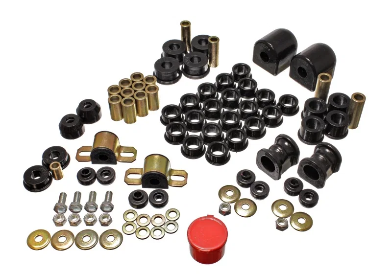 Energy Suspension 7.18104G, 91-94 Nissan Sentra/NX1600/2000 Black Hyper-Flex Master Bushing Set
