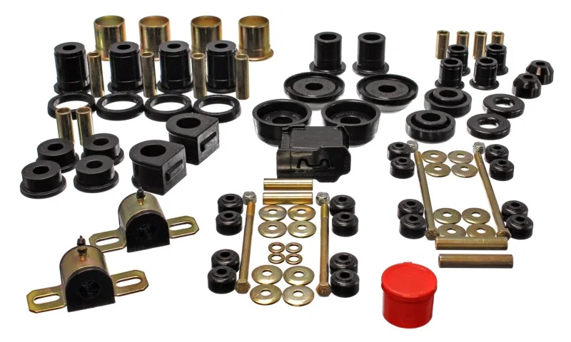 Energy Suspension 3.18130G, 93-02 Chevrolet Camaro Black Hyper-flex Master Bushing Set