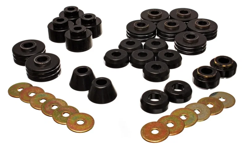 Energy Suspension 3.4147G, Suburban Body Mounts - Black