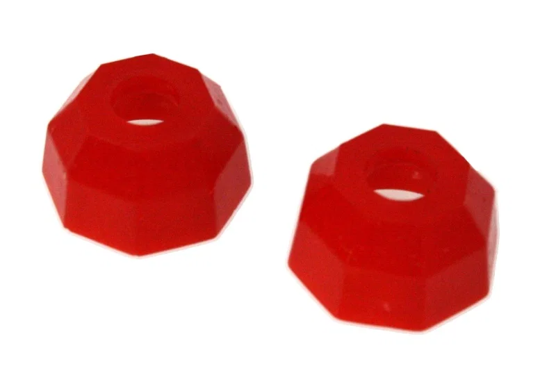 Energy Suspension 9.13106R, Tie Rod End Boot Oct Style (2) - Red
