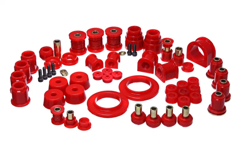 Energy Suspension 8.18114R, 00-02 Toyota 4Runner 4WD Red Hyper-Flex Master Bushing Set