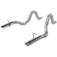 Pre-bent Tailpipes for Ford Mustang image 1