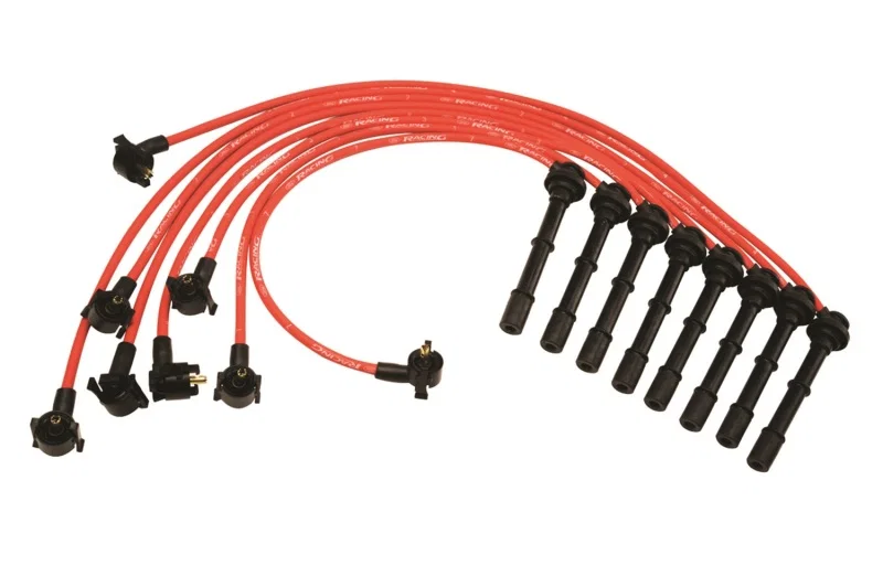 Ford Racing M-12259-R464, 9mm Spark Plug Wire Sets - Red