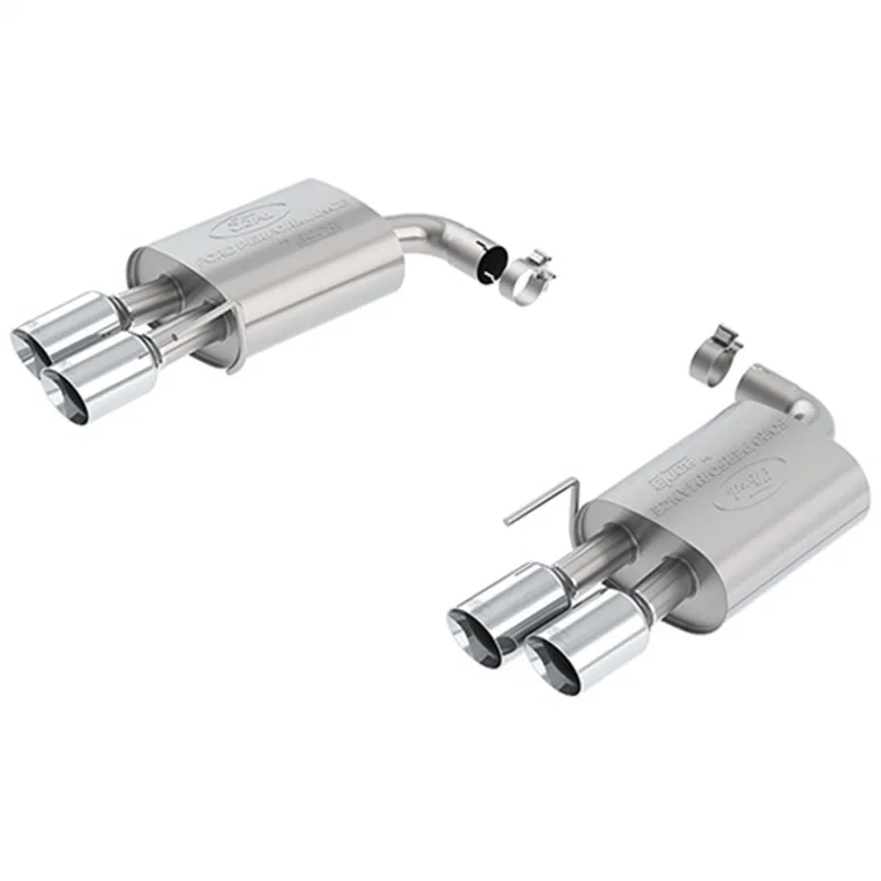 Ford Racing M-5230-M8ECA, 2018 Mustang GT 5.0L Extreme Muffler Kit - Chrome Tips