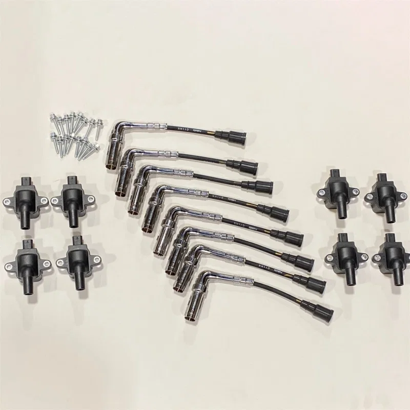 Ford Racing M-12029-SD73, 20-22 Super Duty 7.3L Gas Ignition Coil & Wire - Set of 8