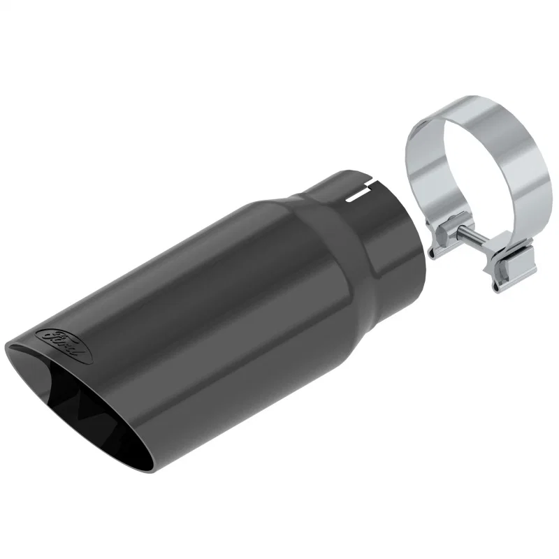 Ford Racing M-5260-BCT3, 17-22 Super Duty Exhaust Tip - Black Chrome for Ford