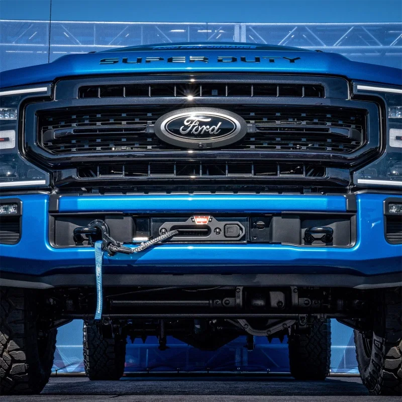Ford Racing M-1821-TW, 23-24 Super Duty Ford Performance Parts/Warn Winch Kit