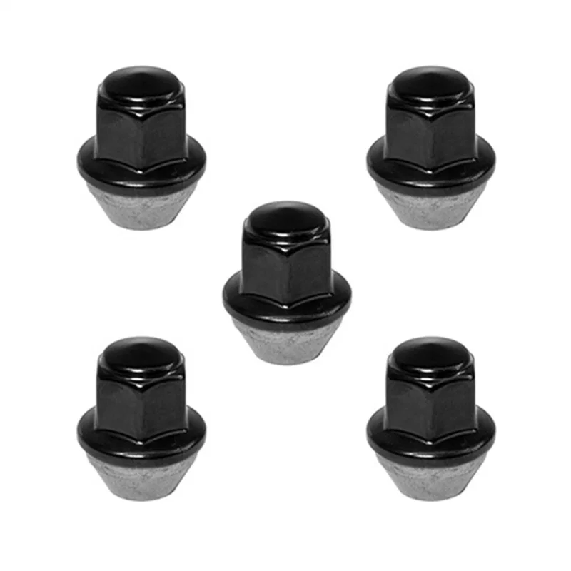 Ford Racing M-1012-MB, 15-17 Mustang Black Lug Nut Kit (5 Lug Nuts)