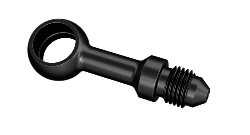 Goodridge P592-03-04ZBK, Straight Banjo Adaptor for 7/16 Bolt