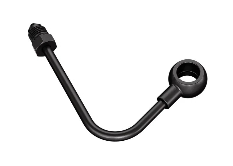 Goodridge PMCHD-030ZBK, 11-17 Harley-Davidson Softail Models Front ABS Banjo Adaptor - Black