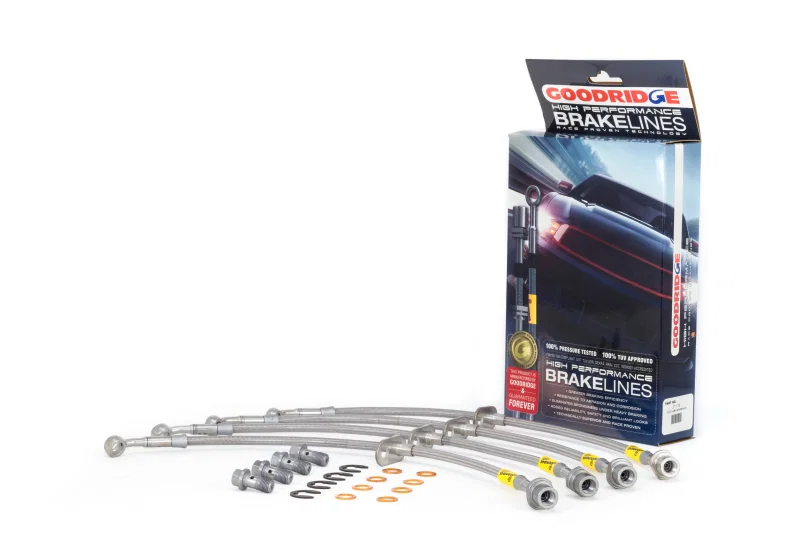 Goodridge 21116, 00-05 Toyota MR2 Spyder Stainless Steel Brake Line Kit