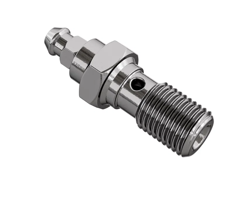 Goodridge P992-31BNSC, Single Banjo Bleed Bolt M10x1.00 (18mm Under Hex)