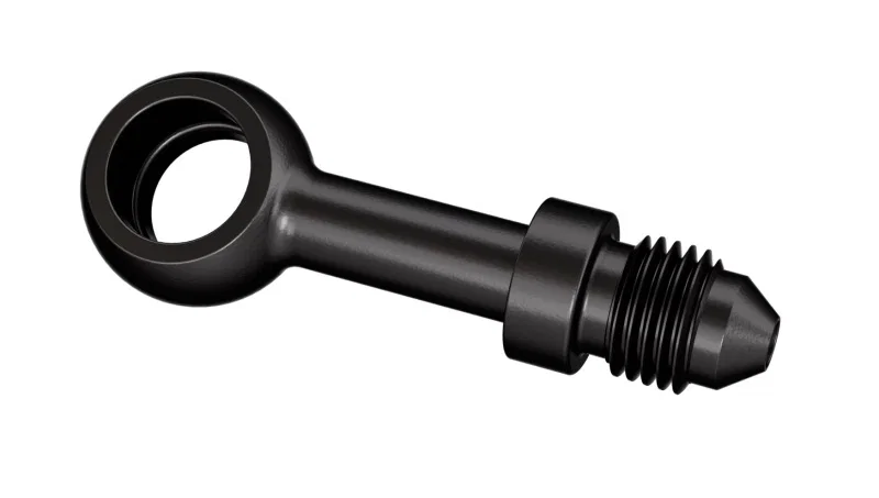 Goodridge P592-03ZBK, Straight Banjo Adaptor for 3/8 or M10 Bolt