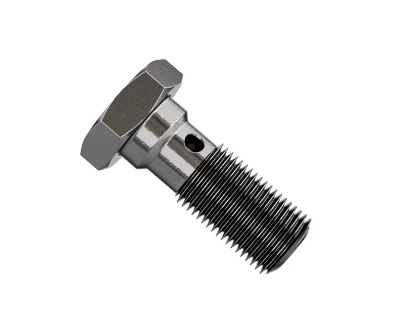 Goodridge P775-03LC, Single Banjo Bolt Long 3/8x24