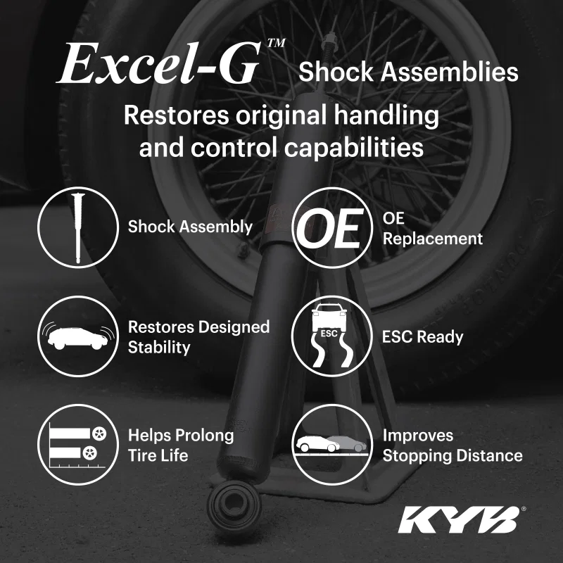 KYB SA1015, 11-12 Chevrolet Malibu / 05-10 Pontiac G6 Excel-G Shock - Rear