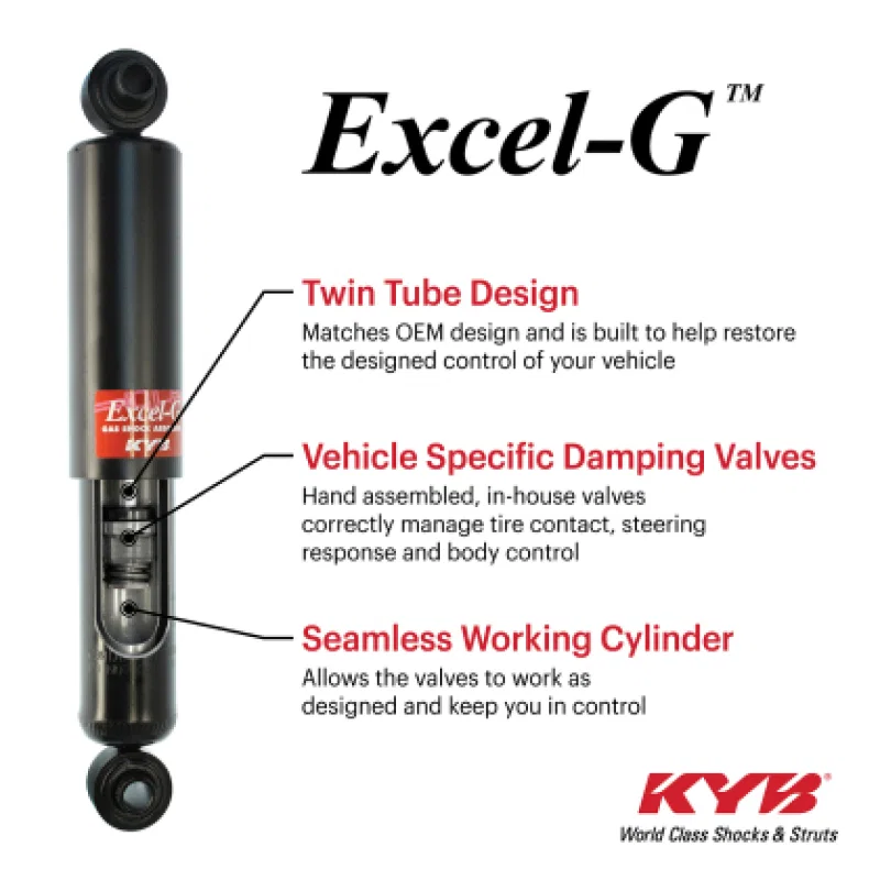 KYB SA1027, 07-10 Hyundai Elantra Shock Assembly - Rear
