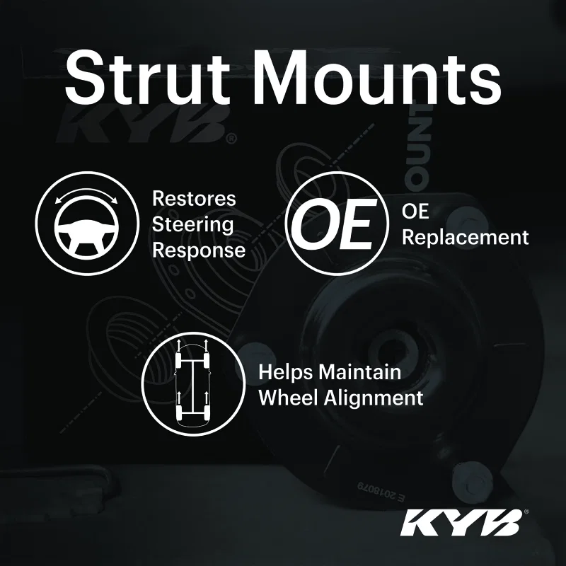 KYB SM5810, 07-08 BMW X5 / 09-13 BMW X5 xDrive35d / 08-14 BMW X6 xDrive35i Mounting Kit - Rear Upper