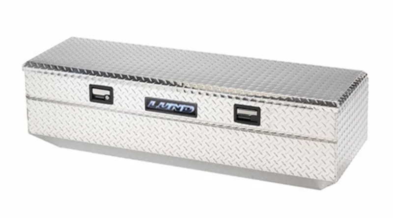 LUND 9460, 67-99 Chevy CK Ultima Single Lid Tool Box w/Slant - Brite