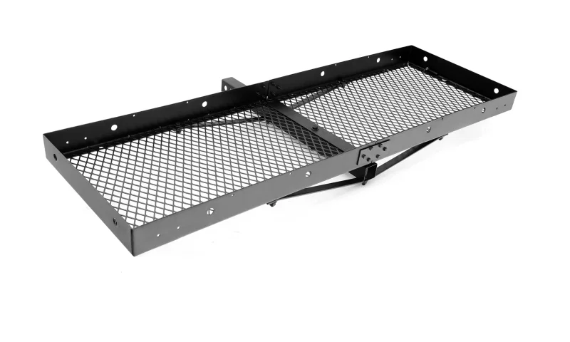 LUND 601010, Universal 20in X 60in Basic Cargo Carrier For 2in Hitches - Black