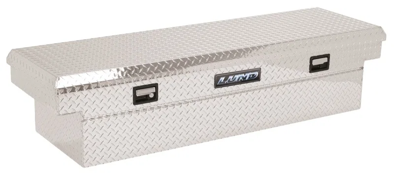 LUND 9100, 67-99 Chevy CK Ultima Single Lid Crossover Tool Box - Brite