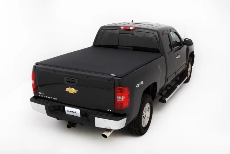 LUND 95893, 07-13 Chevy Silverado 1500 (6.5ft. Bed) Genesis Elite Tri-Fold Tonneau Cover - Black