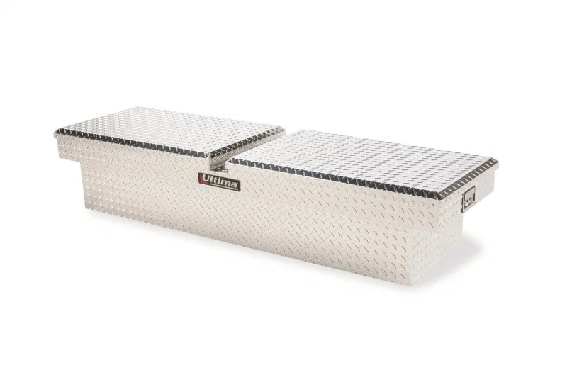 LUND 9250, 82-05 Chevy S10 (Long Bed) Ultima Dual Lid Gull Wing Crossover Tool Box - Brite