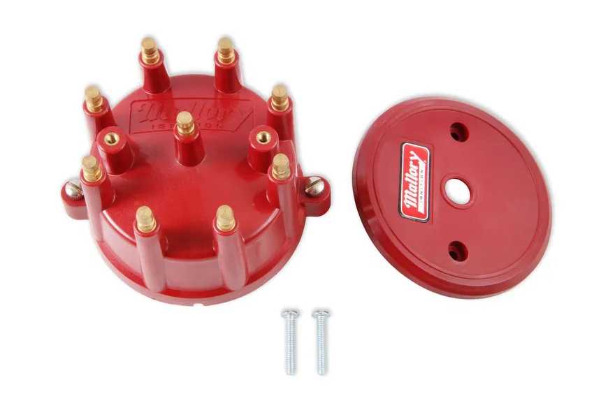 Mallory 208M, Cap, High Energy 8-Cylinder Distributor, Screw Down