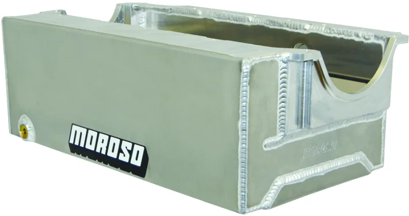 Moroso 21330, Pre-85 Chevrolet Small Block (w/No Cross Member) Wet Sump 9.5qt 7.25in Aluminum Oil Pan